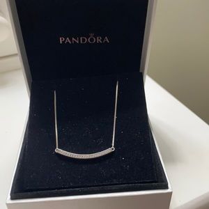 Pandora station rhinestone necklace